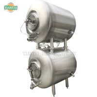 2000L horizontal beer brite tank for sale