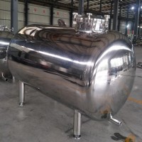 Stainless steel storage tank horizontal bright beer tank